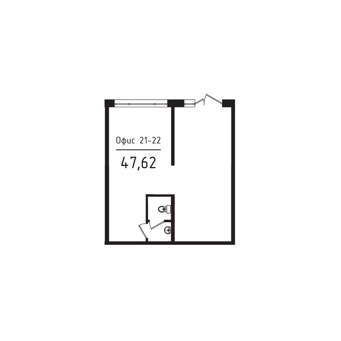 ЖК Яблоневый 3 очередь Нежилое помещение №021-22