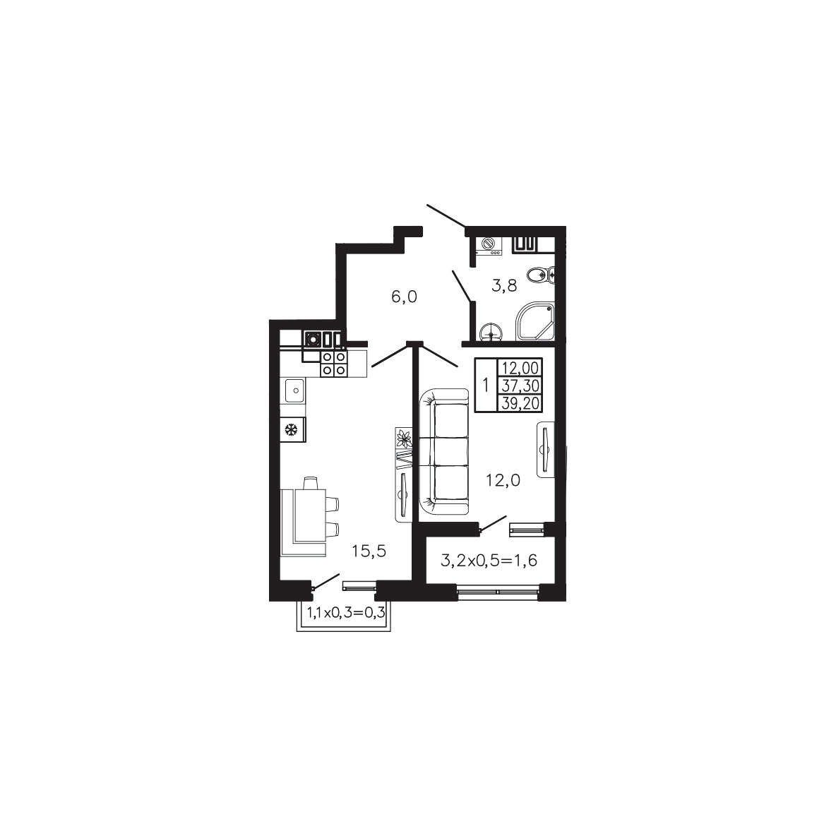 Экосфера Квартира №048