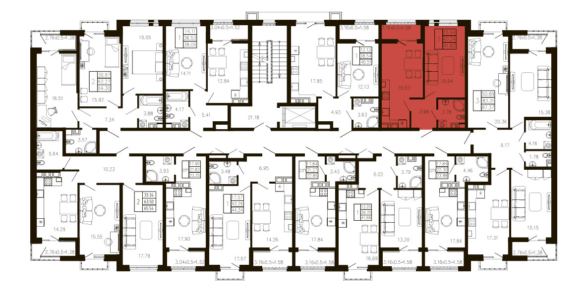 ЖК Суворов 1 очередь Квартира №078 1