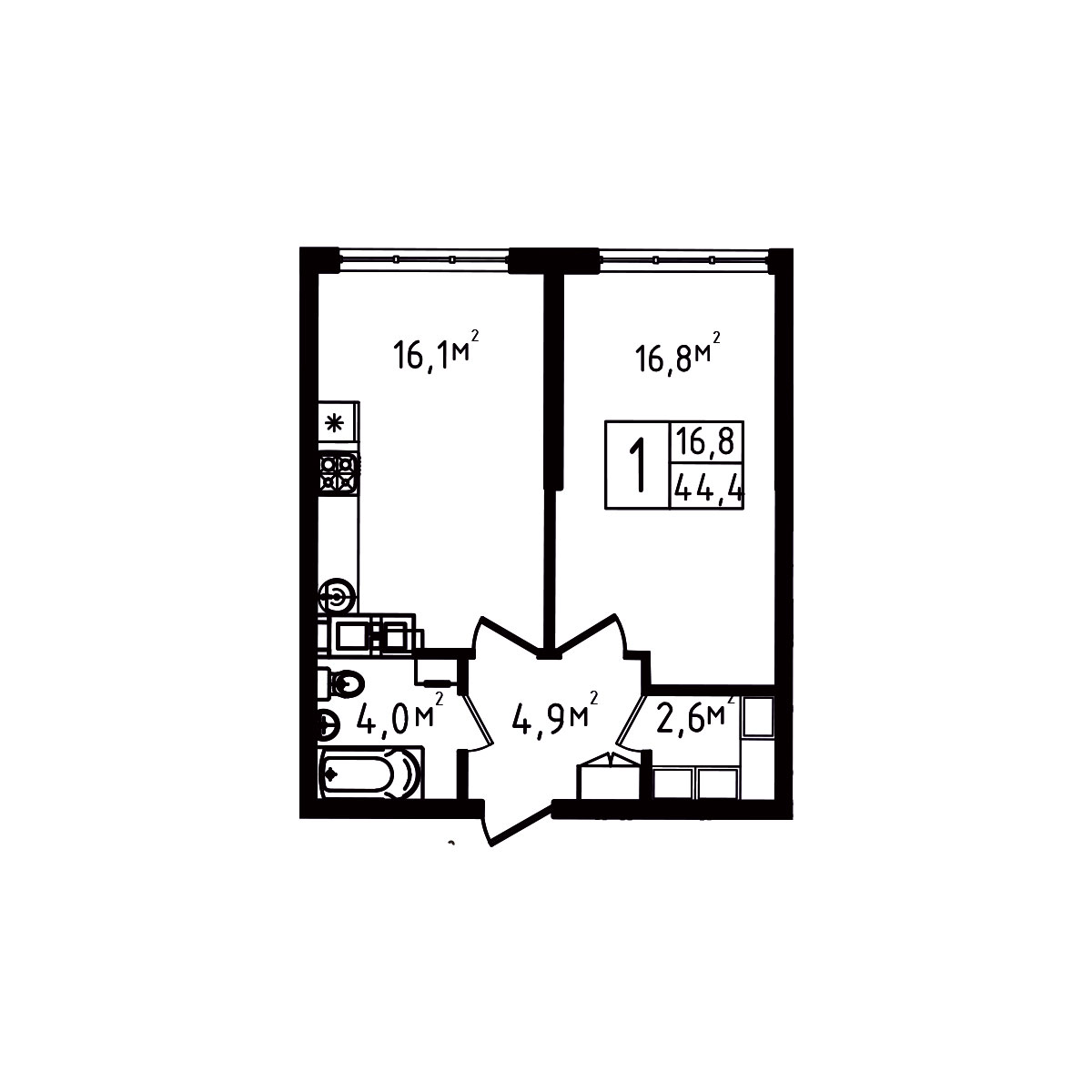 Мега-Победа 2 Квартира №069
