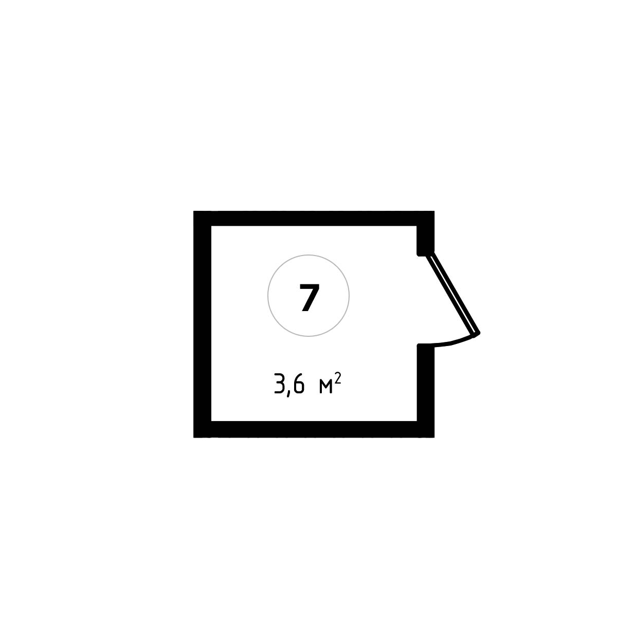 ЖК Мега Победа 2 очередь Помещение №007