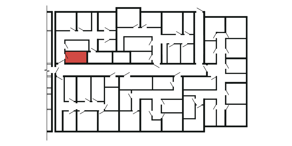 ЖК Суворов 1 очередь Нежилое помещение №030 1