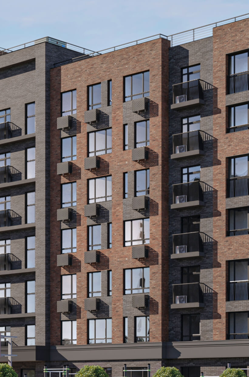 Большая площадь 
остекления ЖК Суворов